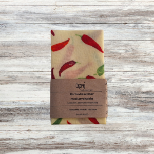 Korduvkasutatav mesilasvahaleht, reusable Beeswax Wrap