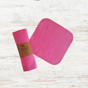 Puhastusrätikud, reusable cloth wipes, Roosa