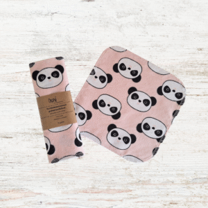 Puhastusrätikud, reusable cloth wipes, Panda